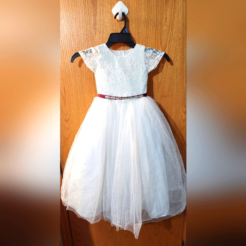 Rosebuds Flower Girl Dress Size 4